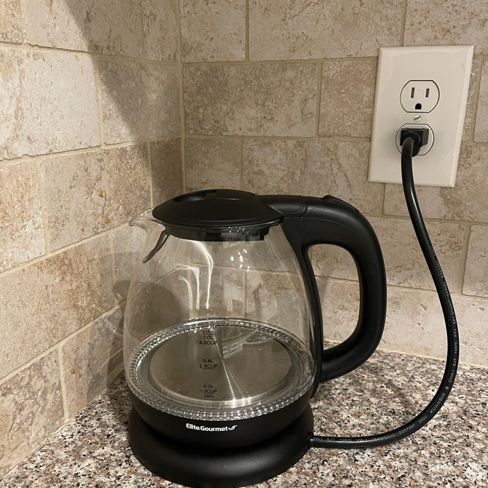 Glass Electric Kettle - Black